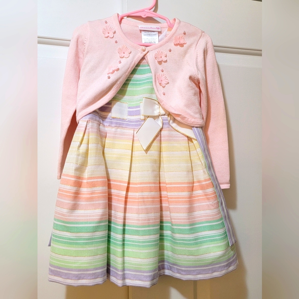 Girls Bonnie Jean Dress - 2 piece